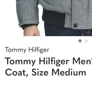 Tommy Hilfiger Men's Gray Bomber Jacket